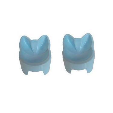 Imagem de KIT 13 Comedouros elevado de GATO  - TF Injetados, Azul