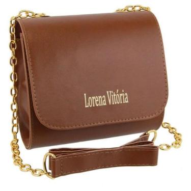 Imagem de Bolsa Pequena Feminina Alça Transversal - zbolsas, Caramelo