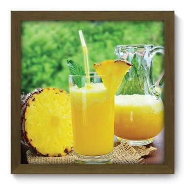 Imagem de Quadro Decorativo - Abacaxi - 33cm x 33cm - 224qdcm - Allodi