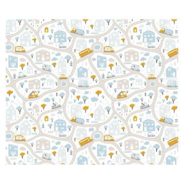 Imagem de Papel de Parede Adesivo Infantil Carrinhos Bebe Quarto Menino - 558pcm