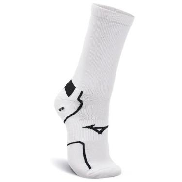 Imagem de Meia Mizuno Performance Cano Curto Tam. 33-38, Branco, 33-38