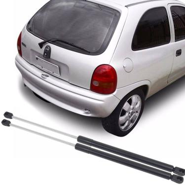 Imagem de Par Amortecedor Tampa Traseira Porta Malas Corsa Hatch 2 Portas 1994 à 2001 Mola Gás