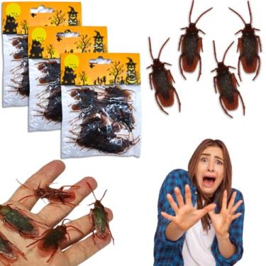 Imagem de 20 60 E 100 Baratas Mentirinha Pegadinha Susto Brinquedo Plástico Halloween (PEQUENO, UNIDADES, 100)