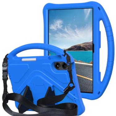 Imagem de YRH Capa para tablet Onn 12.1 Pro 2024 (100146663), capa infantil EVA à prova de choque com alça para tablet Walmart Surf Onn de 12,1 polegadas, azul