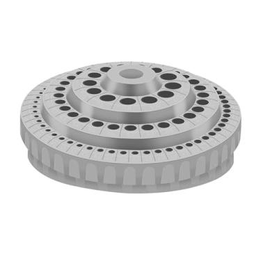 Imagem de ShengQuanHao Organizador de Brocas para Caixa de Ferramentas, Gaveta, Expositor, Suporte para Brocas de Polir Pregos, Estojo de Armazenamento Resistente para Broca, Cinza, Tamanho real