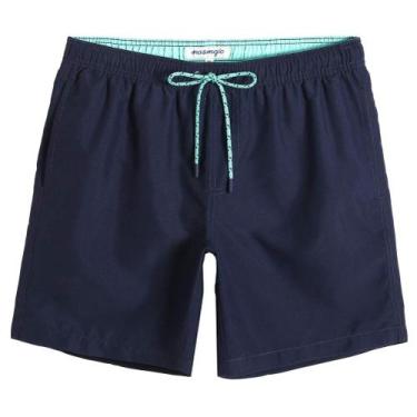 Imagem de Shorts de banho mamagic, calções de banho masculinos Slim Fit Quick Dr