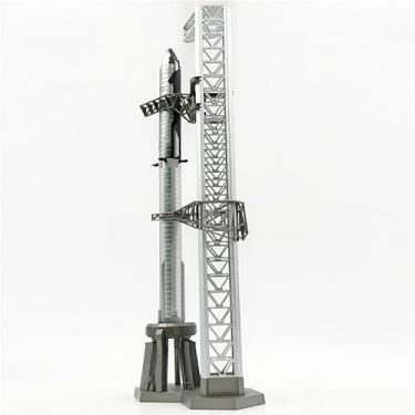 Imagem de LATUROP Space X 1:400 Scale Starship Recovery Launch Pad Booster Rocket Model Kit Replica NASA Model, Space Exploration, Mars Colonization Plan, Falcon 9, Desktop Ornament for Gift