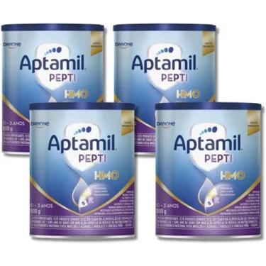 Imagem de Kit 4 unidades Aptamil Pepti - Hmo - Nova embalagem 800g Original Dano