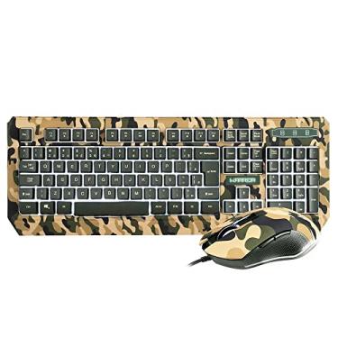 Imagem de Warrior Gamer Army Tc249 Warrior Kyler Combo Teclado E Mouse Gamer Army - Tc249, Army - Windows