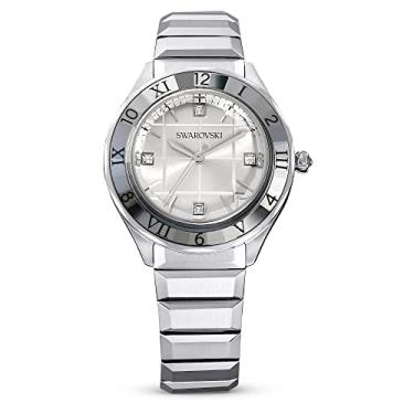 Imagem de SWAROVSKI Relógio Dextera, pulseira de metal, tom prateado, aço inoxidável, Prata