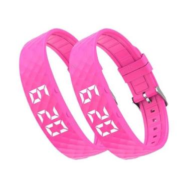 Imagem de Pulseira Inteligente Digital LED À Prova d'Água Com Monitor De Tempera