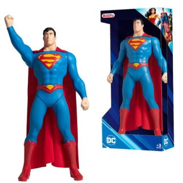 Imagem de Boneco Superman Figura Articulada Brinquedo Original 45 Cm - ROSITA