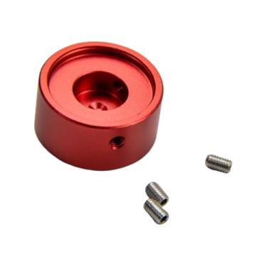Imagem de oshhni Tampa do botão do pedal de guitarra, tampa pedal, pedal, prego pé para pedais de efeito de guitarra, Vermelho