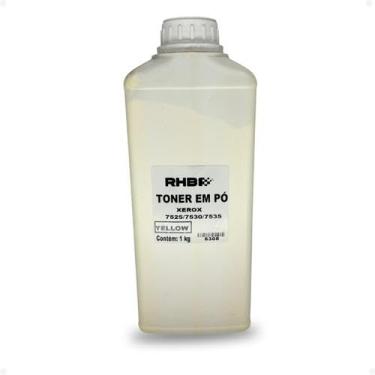 Imagem de Toner Em Pó Compativel 7525/7530/7535/7545/7556 Amarelo Amarelo