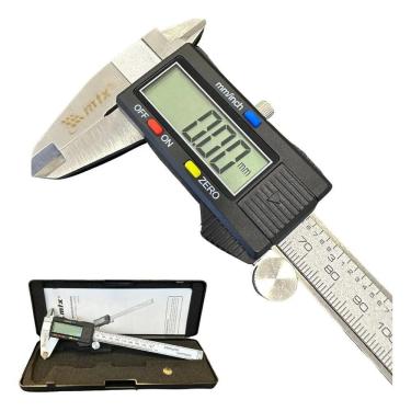 Imagem de 5X Paquímetro Digital 150Mm Inox Com Certificado Rastreável