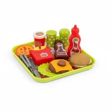 Imagem de Lanchonete fast food brinquedo cozinha comidas criança - Cim-toys