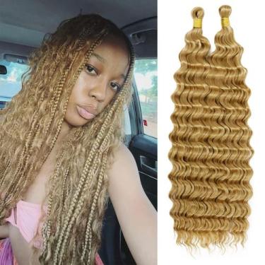 Imagem de Braiding Hair Eerya Long Curly 50 cm, 2 pacotes Deep Ocean Wave