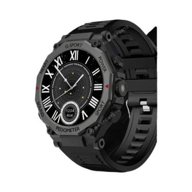 Imagem de Relógio Inteligente Militar Masculino Com Lanterna LED, À Prova D'Água