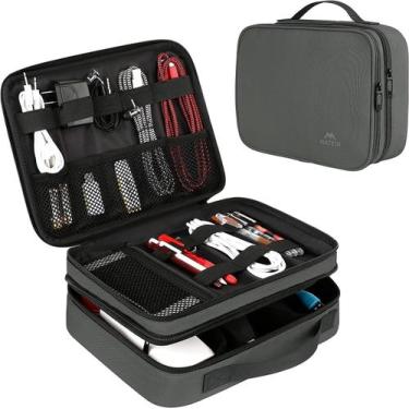 Imagem de Bolsa organizadora de cabos MATEIN Travel Universal Case cinza