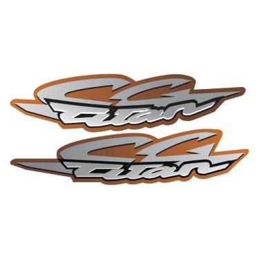 Imagem de Adesivo Protetor Tank Pad Honda CG Titan 125 2002 - Cromo Sign