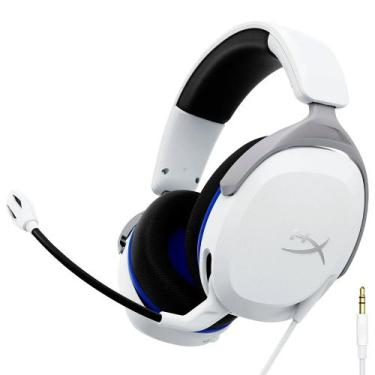 Imagem de Fone headset gamer hyperx cloud stinger 2 core 3.5mm branco 6h9b5aa
