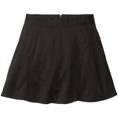 Imagem de Amy Byer Saia Ponte Circle com bolsos para meninas grandes, Preto, P