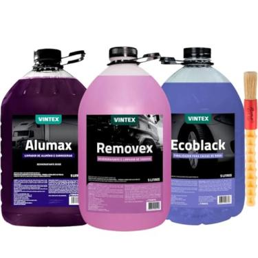 Imagem de Kit Removex Alumax 5l Ecoblack Finalizador 5l Vonixx Vintex