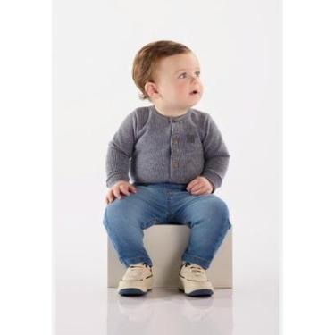 Imagem de Calça Infantil em Jeans Moletom com Elastano Up Baby-Masculino