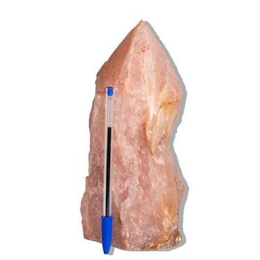 Imagem de Cristal Rosa Pedra Bruta 2 a 3Kg 17cm Tipo B - Quartzo Rosa Natural - 