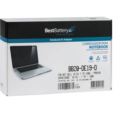 Imagem de Fonte Carregador para Notebook Dell G5-5590-M80P - BestBattery, 150 Wa