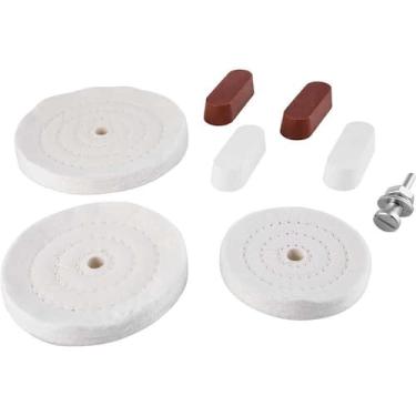 Imagem de Jogo Rodas Pano Para Polimento Com Pasta Vonder