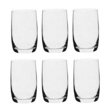 Imagem de Jogo de copos de água longo em cristal Bohemia Ideal 380ml 6 peças