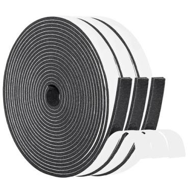 Imagem de Fita de espuma Yotache Isolamento acústico 1,3 cm x 0,3 cm x 15 m