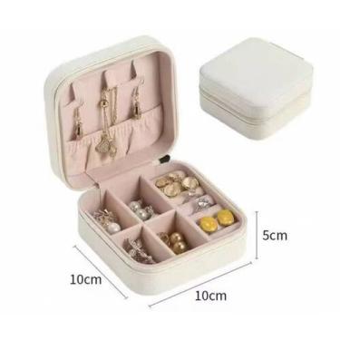 Imagem de Porta Jóias Compacto para Viagem, Organizador de Bijuterias - sem marc