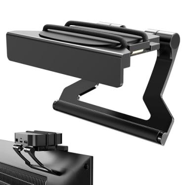 Imagem de Suporte de caixa de mídia ajustável para TV e monitores, suporte de clipe para dispositivos de streaming, caixas de mídia, suporte de alto-falante para Apple TV, máximo 1 kg, preto, preto