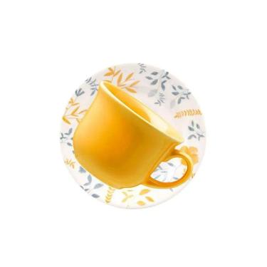 Imagem de Xícara De Chá Com Pires Donna Bem-Te-Vi 180Ml 1 Un - Biona