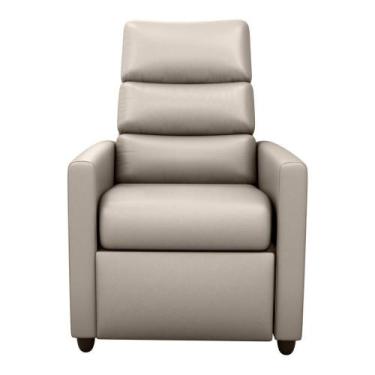 Imagem de Poltrona Retrátil e Reclinável 69cm Com Material Sintético Multimóveis