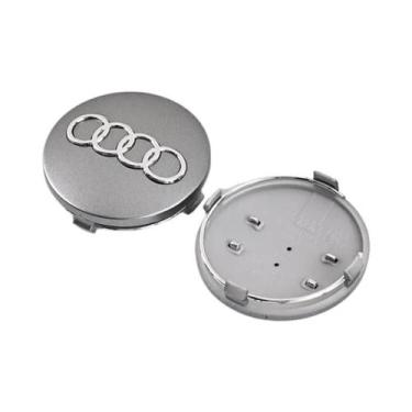 Imagem de Capas Centrais Para Rodas De Carro Audi, Conjunto De 4 Peças, 60mm 61m