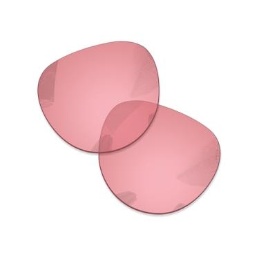 Imagem de Combine8 Lentes de reposição de proteção UV para óculos de sol RayBan Meta Skyler RW4010 52 mm resistentes a arranhões - HD rosa - não polarizado
