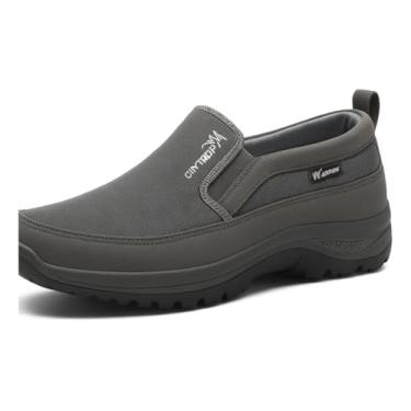 Imagem de Eco Canyon Tênis Casual Masculino para Trilha, Couro Premium, Cano Baixo, Solado Outdoor, Confortável, Estilo Oxford, Todas as Estações (Cinza, BR, Adulto, Numérico, 39)