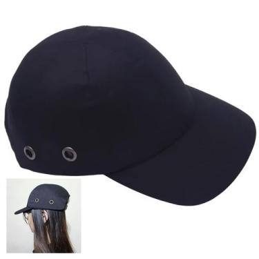 Imagem de Bone com Capacete EPI Obra Segurança do Trabalho Casquete Reparo Conse