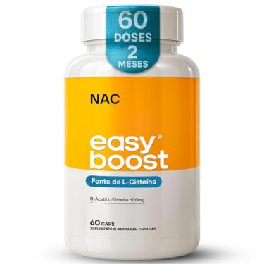 Imagem de Nac Easy Boost N-acetil L-cisteína Concentrado 600mg 60 Capsulas