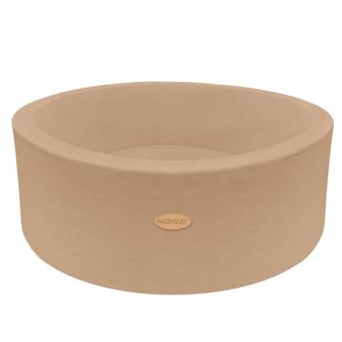 Imagem de HARBOLLE 35.4" Soft Fleece Ball Pit & Playpen for Toddlers & Babies, Indoor/Outdoor Kids Foam Play Center, for Boys & Girls, Brown