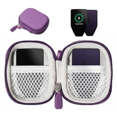 Imagem de CaseSack Capa Bitcoin para Trezor Safe 5, Safe 3, Model T Advanced Crypto Hardware Wallet (Roxo)