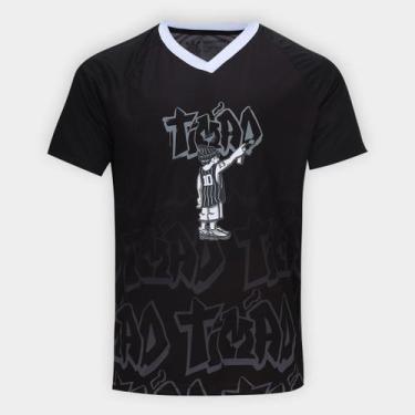 Imagem de Camiseta Corinthians Masculina - Surf Center, Preto, G