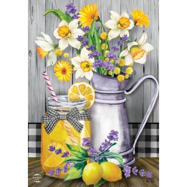 Imagem de Lemonade Bandeira de jardim de verão 31,8 cm x 45,7 cm Briarwood Lane