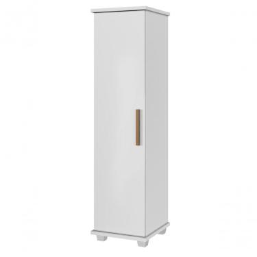 Imagem de Armário Multiuso 1 Porta 4 Prateleiras Cuiaba Arte Móveis Branco