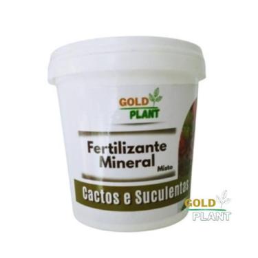 Imagem de Adubo Fertilizante Cactos e Suculentas mineral misto Gold Plant, 400 g