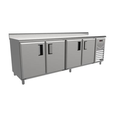 Imagem de Balcão de Encosto Refrigerado Venâncio 2,5m Linha Prime 127V Borda Espelhada PCFRH25-33129