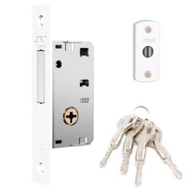 Imagem de Fechadura Stam Externa Trava Auxiliar Tetra 18MM 1003 ESP IX Cromado